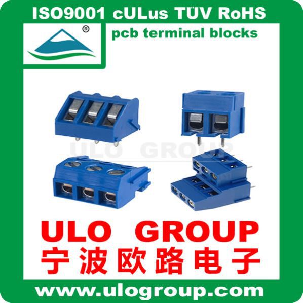 PCB rising clamp terminal block