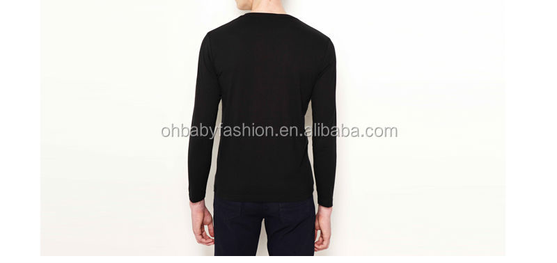安いブランク2014年秋は、 男性を着用ロングスリーブtシャツ無地tシャツ安いtシャツメンズのための黄色のtシャツ卸売仕入れ・メーカー・工場
