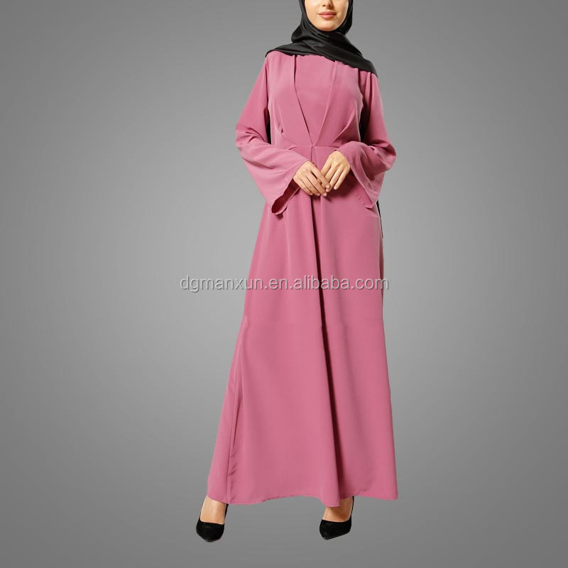 cheaper price high quality heavy chiffon long maxi dress summer muslim islamic dress abaya in dubai (4).jpg