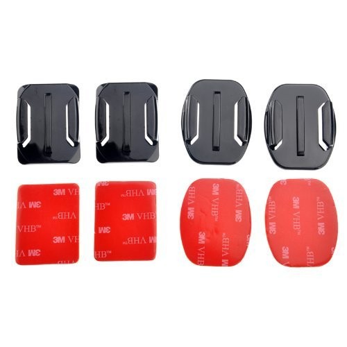 Gopro-Accessories-2PCS-Flat-Adhesive-Mount-2PCS-Curved-Adhesive-Mounts-Replacment-Kit-For-Go-Pro-Hero