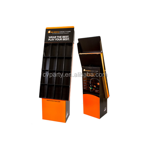 cardboard display shelf rack retail champagne display