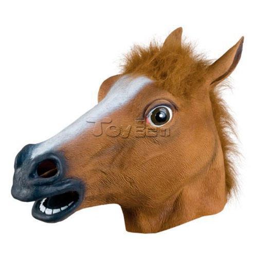完全な頭部馬仮装パーティ用マスクコスプレマスクハロウィーンマスク仕入れ・メーカー・工場