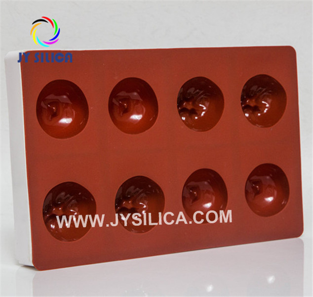 custom 8-hole silicone molds for microwave cake
