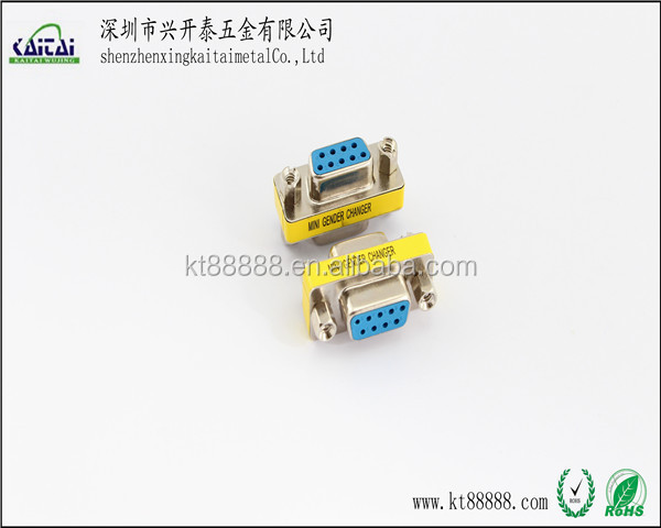 オス→メスミニ性別チェンジャーdb9d-subコネクタ仕入れ・メーカー・工場