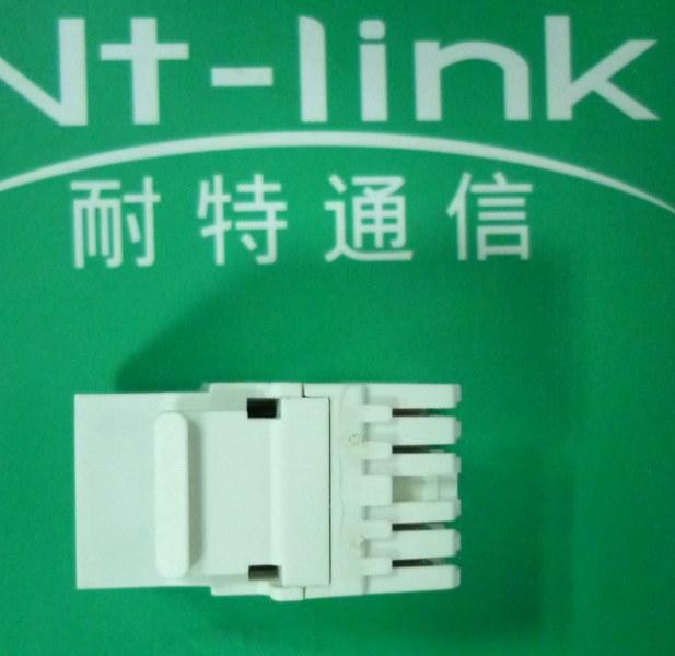 白い色180度rj45cat5eキーストンジャック問屋・仕入れ・卸・卸売り