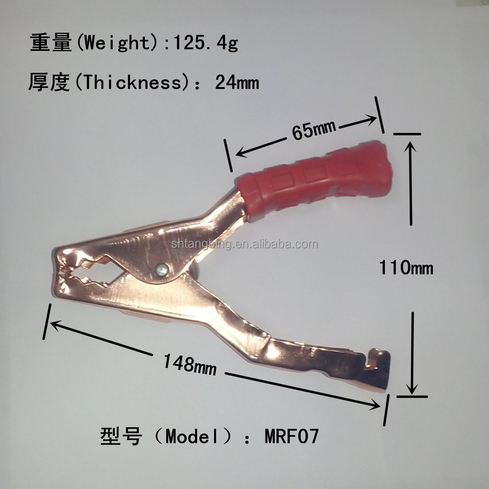 3** copperステンレス鋼ワイヤー付きバッテリーのワニ口クリップ仕入れ・メーカー・工場