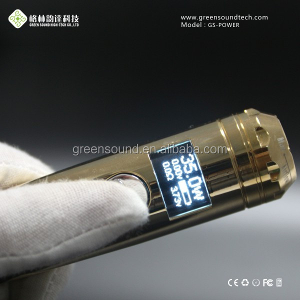 hot new products for 2015 GS Power 35w mod variable voltage mechanical mod