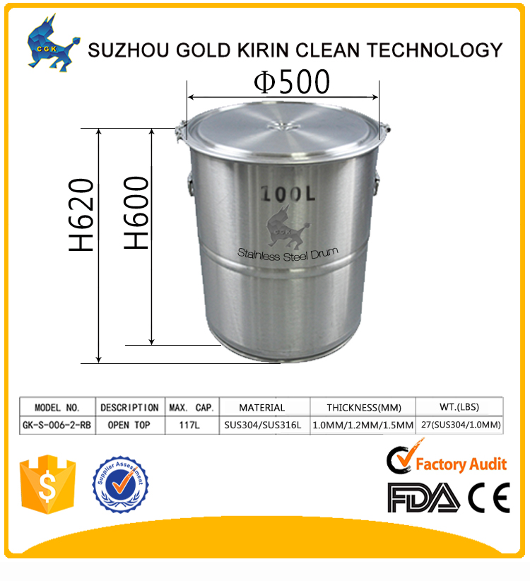 China Supplier Stainless Steel Ice Cream Bucket Buy Stainless Steel