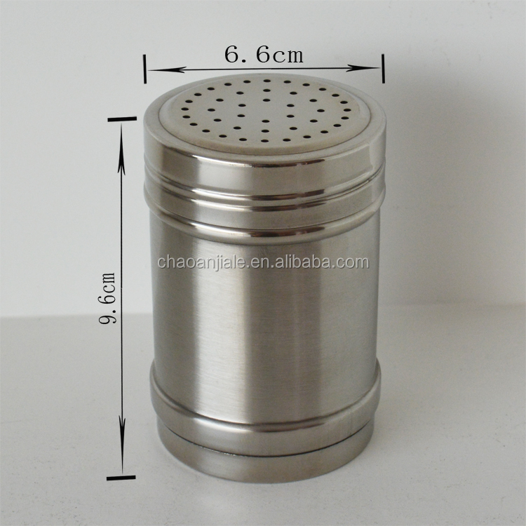 spice shaker/salt pepper shaker/stainless steel salt and pepper