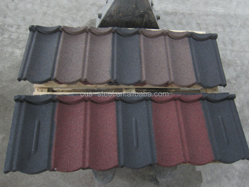 カラフルな石被覆鋼板製屋根の瓦問屋・仕入れ・卸・卸売り