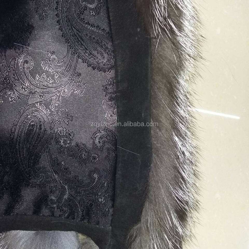 高品質の女性の冬の銀キツネの毛皮のジャケット仕入れ・メーカー・工場
