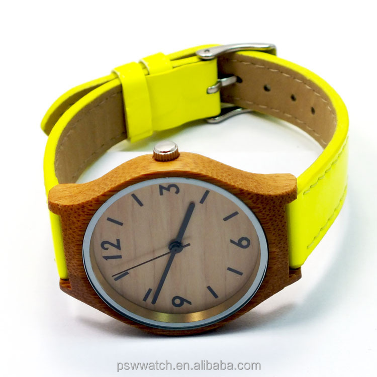 Hot sale Japan movt miyota 2035 hand made wood watch