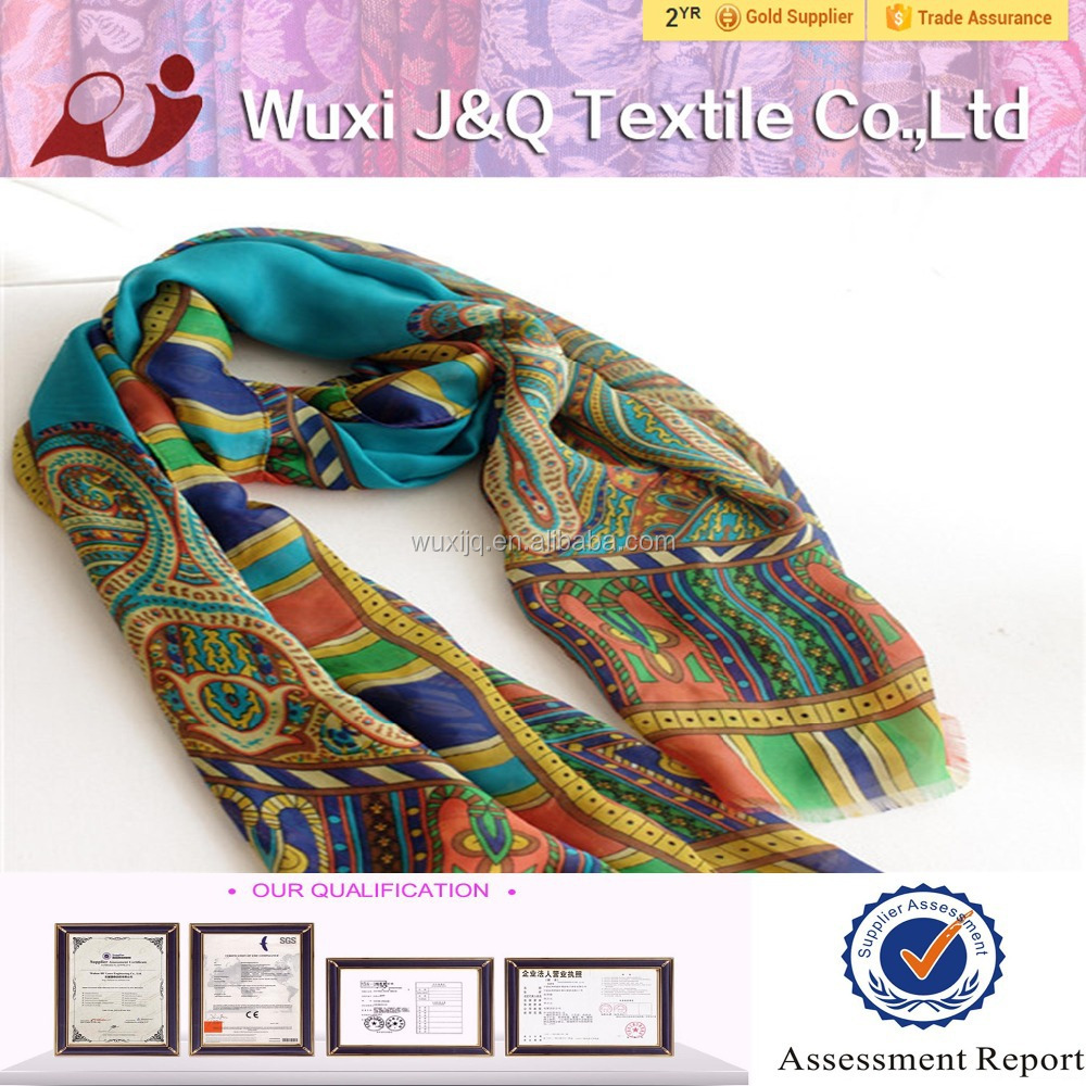 classical printed large square silk scarves