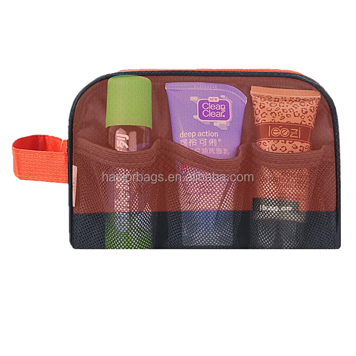 zippered organic wash bag, mens travel cosmetic bag