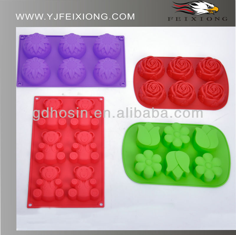 Popular silicone molds for cake and chocolate