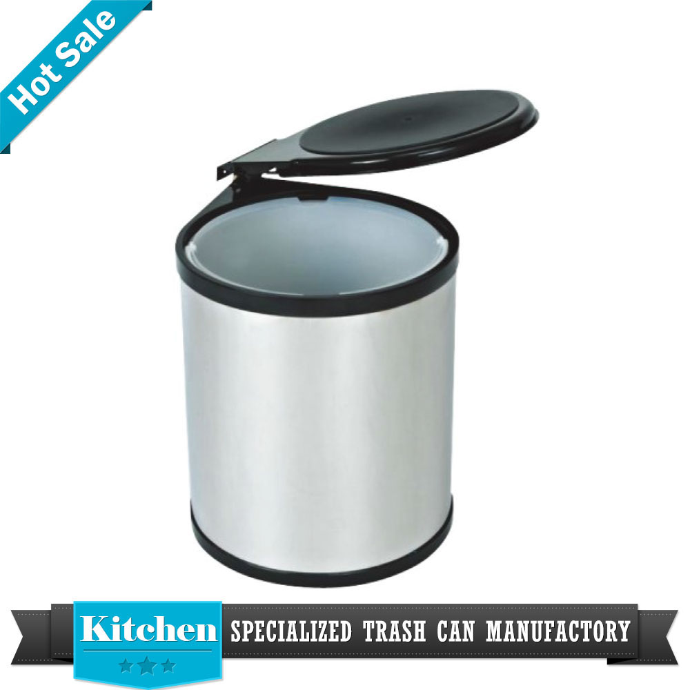 Gadget Kitchen Countertop Waste Bin With Stainless Steel Lid Buy