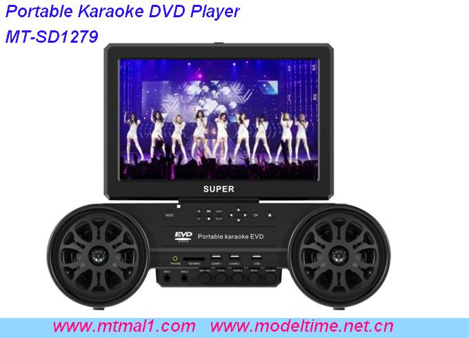 ポータブル12インチスーパーアンチ- 衝撃付きカラオケdvdプレイヤー大- 容量バッテリー問屋・仕入れ・卸・卸売り
