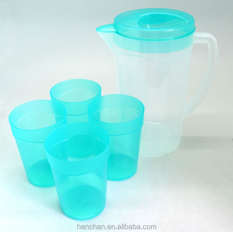 大1.8l4カップ付きプラスチック製水差し問屋・仕入れ・卸・卸売り