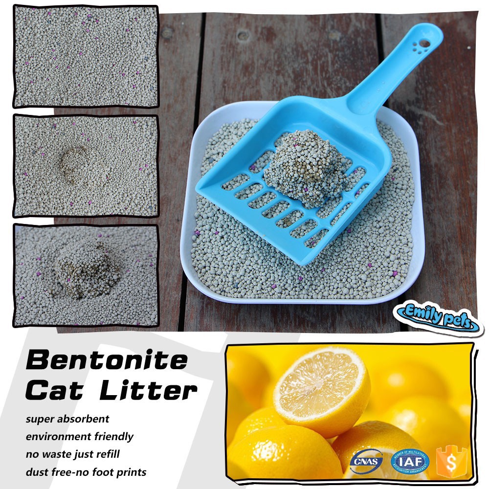 super absorption ball shape bentonite cat litter with flavor