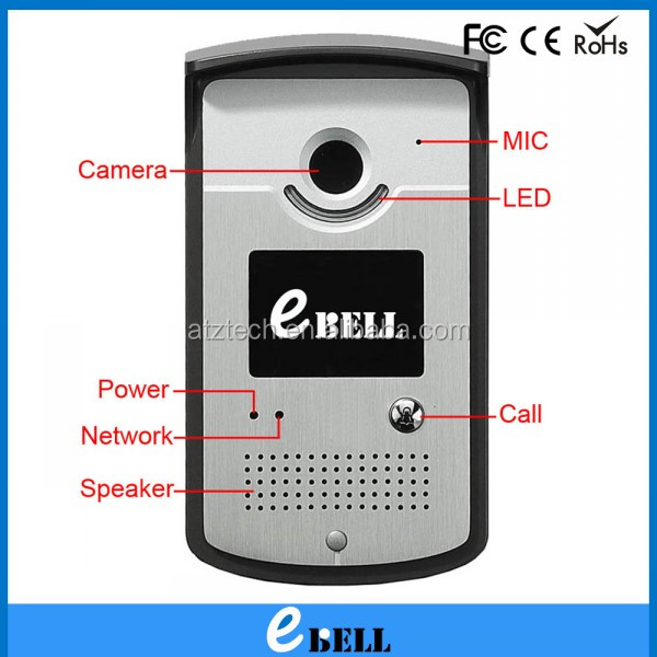 Atz pnp プラグ & プレイ ネットワーク ir ワイヤレス ビデオ ドア 電話スマート ip ドアベルカメラ送料アンドロイド & ios app E-ベル 問屋・仕入れ・卸・卸売り