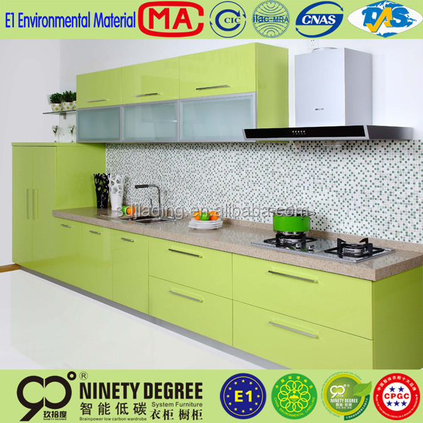 13 years' Australia project experience manufacturer modern dark chocolate melamine kitchen cabinet