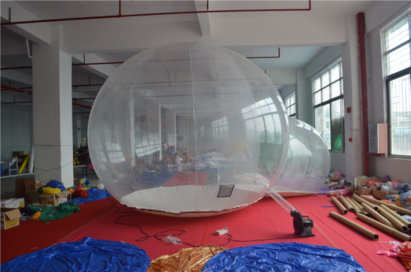 インフレータブル透明2014年熱い販売のバブルのテント仕入れ・メーカー・工場