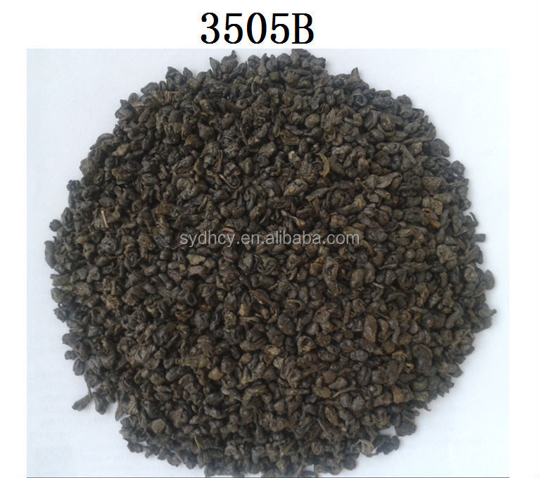 china gunpowder royal green tea leaves 3505AAA(3505 serials) for promotion