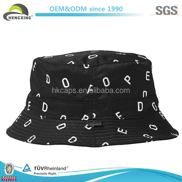 卸売高品質のコットンカスタム印刷されたバケツの帽子( oem)問屋・仕入れ・卸・卸売り