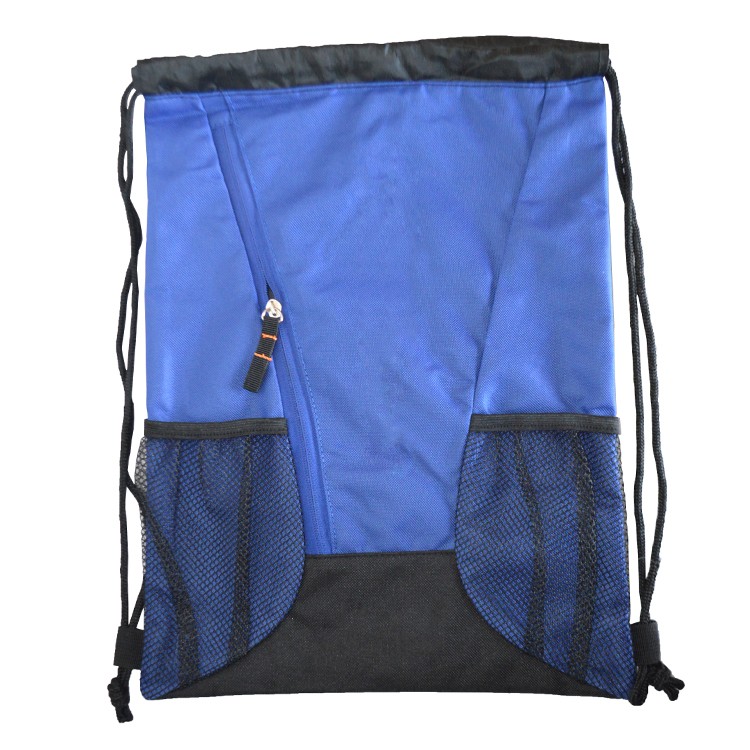 Roihao wholesale high quality waterproof polyester drawstring bag for sport