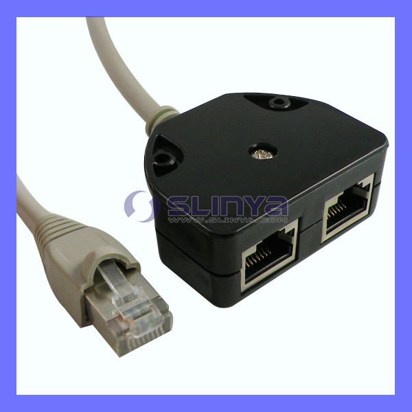 Splitter RJ45 LAN Splitter Network Adapter Cable Splitter