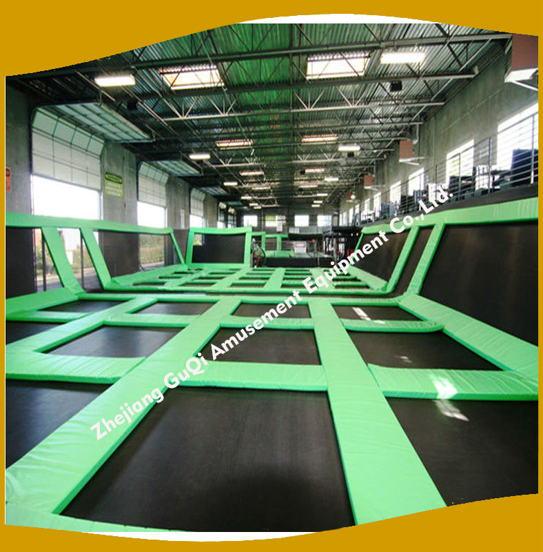 Trampoline Park Outdoor Used Single Bungee Jumping Trampoline For Sale