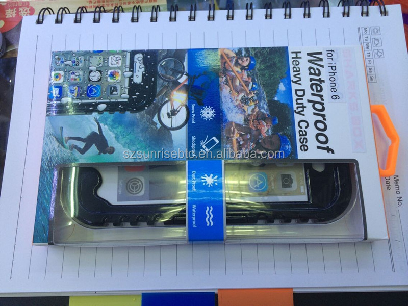 最新100％のために密封iphone6duable8m水中防水ケースのケースをカバーiphone6水で/汚れ/ショックプルーフ問屋・仕入れ・卸・卸売り