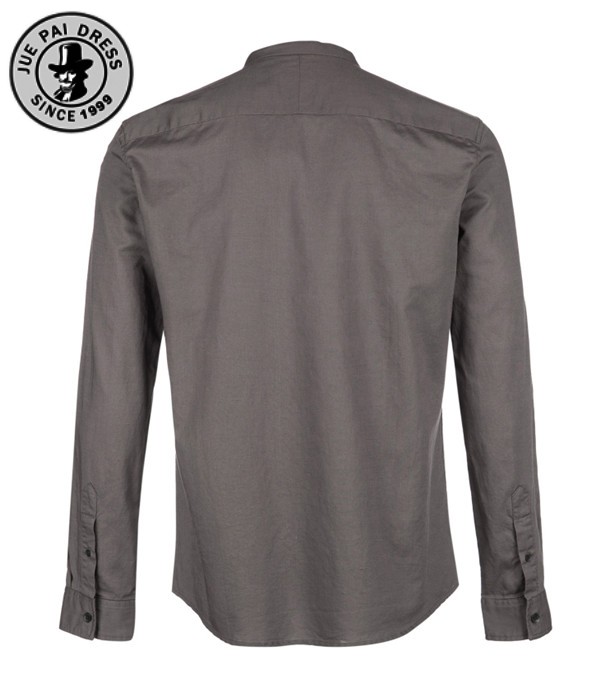 カスタムビジネスメンズtシャツ、2016最新デザインのメンズロングスリーブシャツでピュアカラーシャツ仕入れ・メーカー・工場