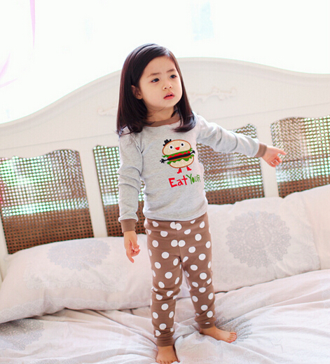 子供の冬2015ベルベットパジャマ、 睡眠の摩耗の服セット仕入れ・メーカー・工場