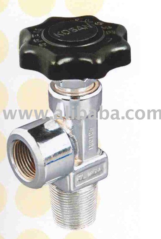 Hand Wheel Operated Screw On Type Medical Oxygen Gas Cylinder Valve