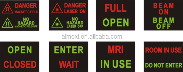 led room information signs