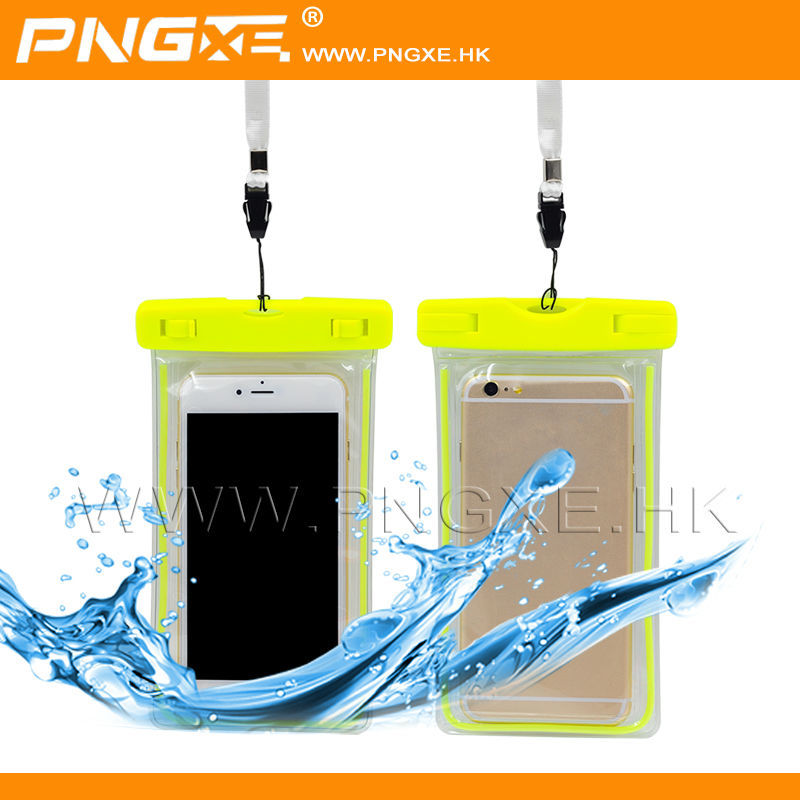 高品質のカラフルなpngxeipx8ユニバーサルサイズpvc携帯電話の防水袋仕入れ・メーカー・工場