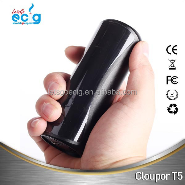2014 new coming design cloupor t5 50w mod with large OLED screen