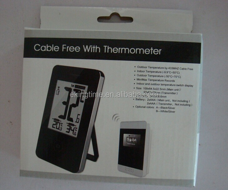 ファッションtemperture屋外付ウェザーステーションクロック問屋・仕入れ・卸・卸売り