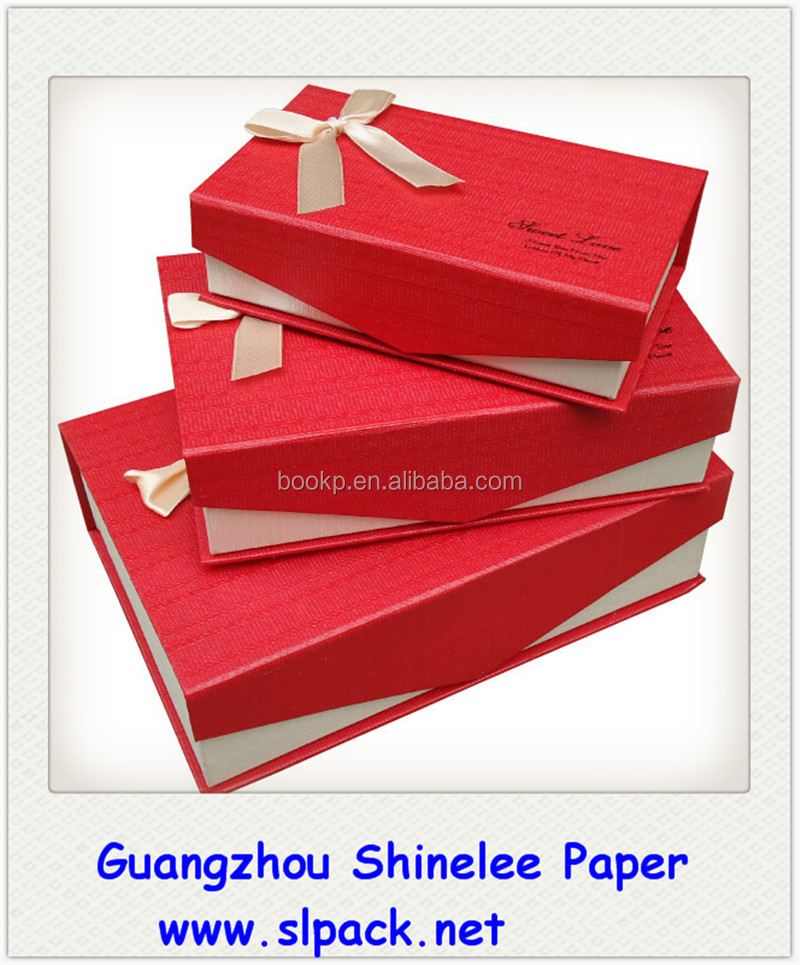 2016 paper gift box/christmas gift box/gift box packaging/cus