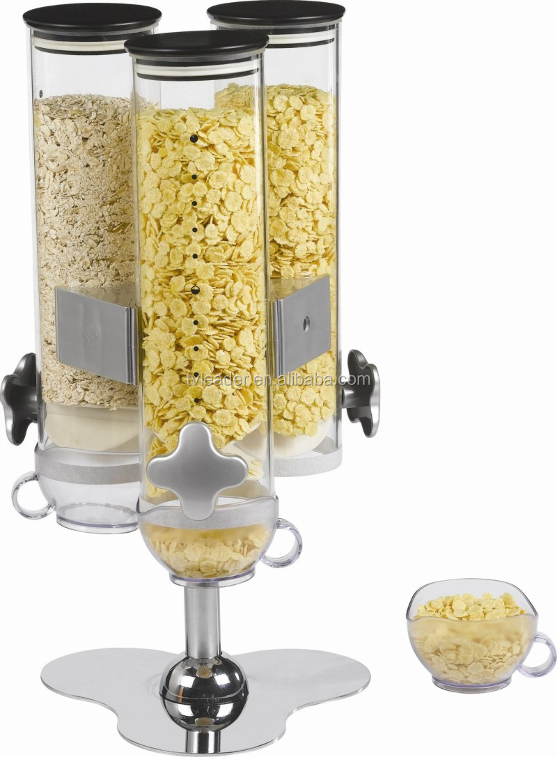 2016最新ホテルビュッフェ食品機器/ダブル穀物ディスペンサー、 プラスチックトリプル穀物ディスペンサー仕入れ・メーカー・工場