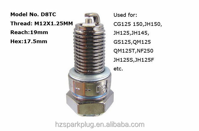 オートバイの部品スパークプラグd8earcrcg125用、 150、 jh150d8tcとして問屋・仕入れ・卸・卸売り