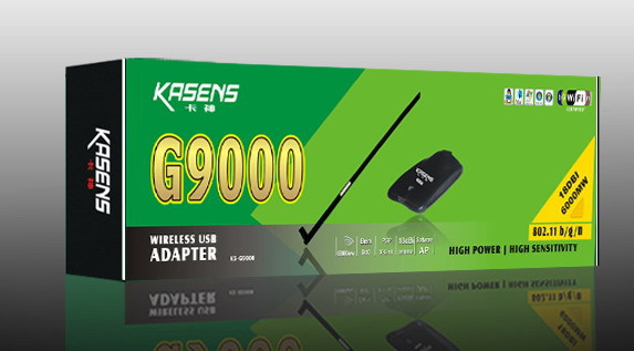 オリジナルkasensg9000150mbps18db6000mwハイパワー無線usbアダプタパスワードクラック802.11b/g/n問屋・仕入れ・卸・卸売り