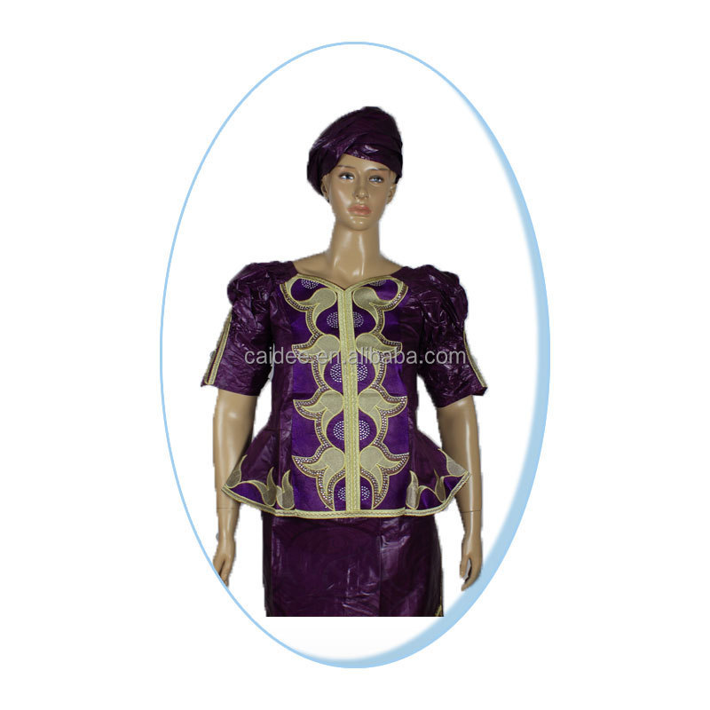 バザンアフリカの高品質の刺繍女性洋服、 リッシェ、 ジョルジュbcw150105素敵な女性のドレスカフタン仕入れ・メーカー・工場