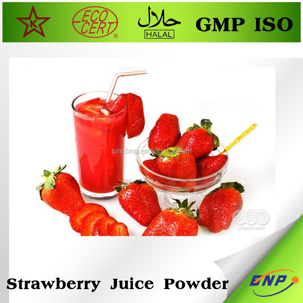 healthy food strawberry juice flavour powder concentrate