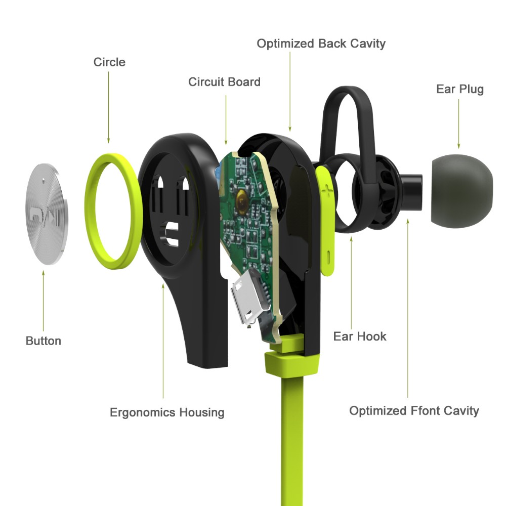 Stylish In Ear Sport Bluetooth Earphone