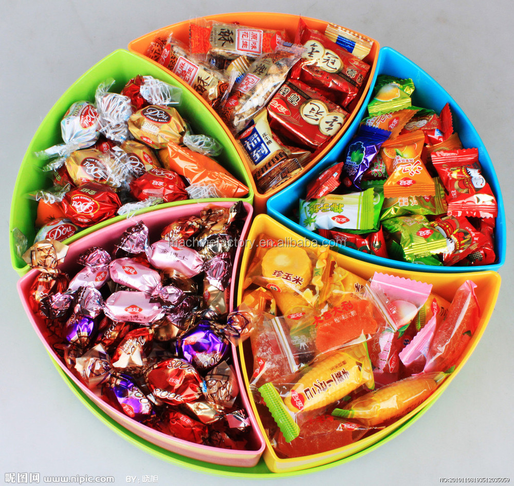 Automatic candy wrapping machine