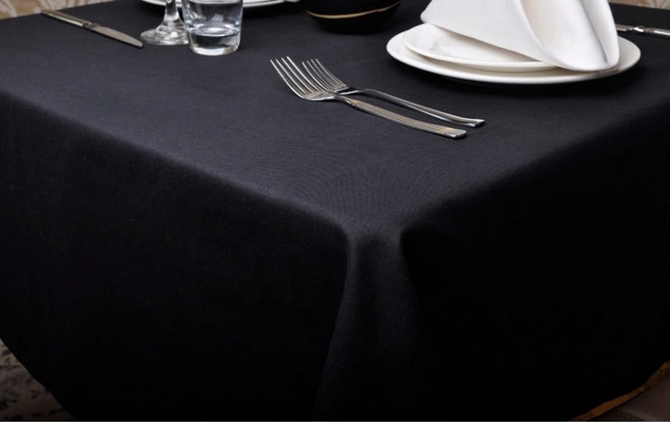 Boyaziwhite100%綿ホテルのテーブルクロス高- グレードファッションと現代のテーブルクロスの生地問屋・仕入れ・卸・卸売り