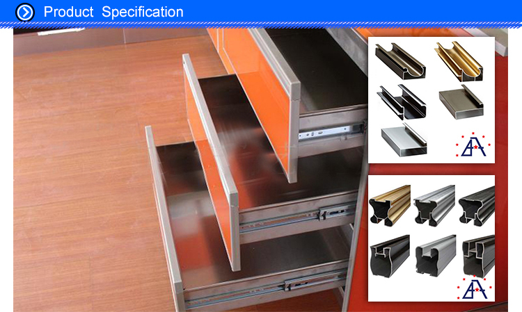 Shanghai kecemerlangan harga pabrik profil aluminium ekstrus.