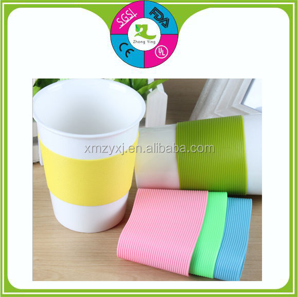 heat resistant silicone cup sleeve protector